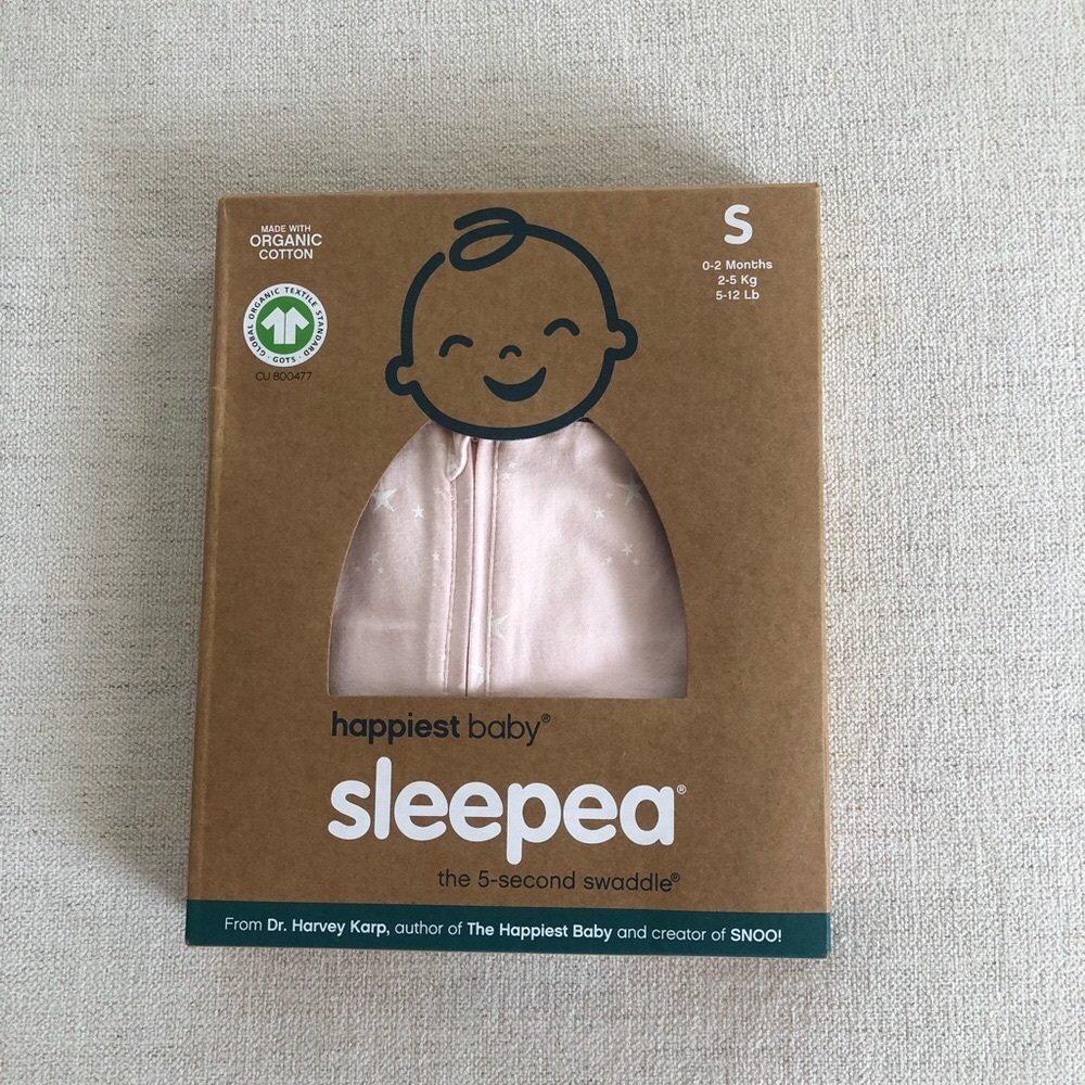 Happiest Baby Sleepea Swaddle - Pink, Size S